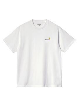 T-Shirt Carhartt Script weiß für männer