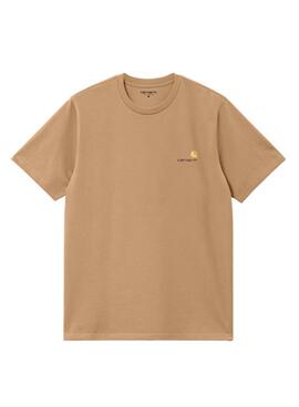 T-shirt Carhartt Script Kamel für Männer