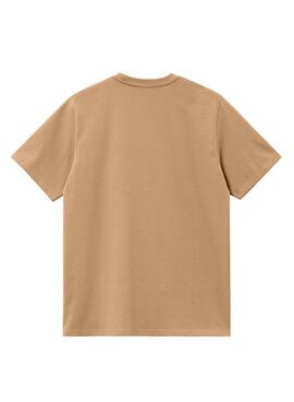 T-shirt Carhartt Script Kamel für Männer