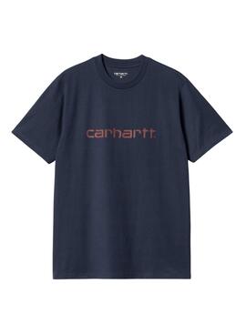 Carhartt marineblaues T-Shirt für Männer