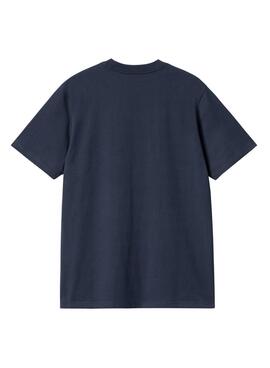 Carhartt marineblaues T-Shirt für Männer