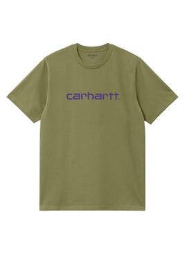 Carhartt Basic Grünes T-Shirt für Männer