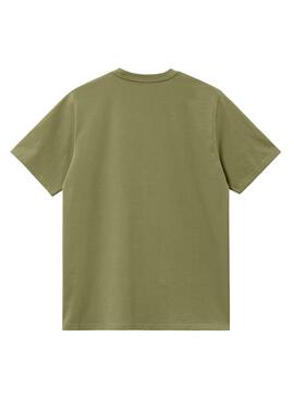 Carhartt Basic Grünes T-Shirt für Männer