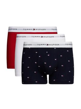 Tommy Hilfiger Print mehrfarbig Packung Boxershorts für Männer