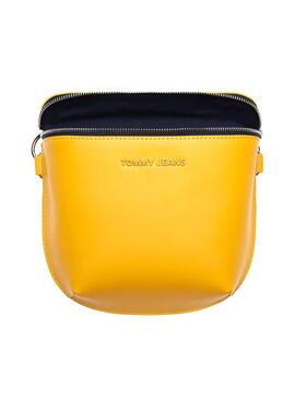 Tasche Tommy Jeans Damen Logo Gelb Für Damen