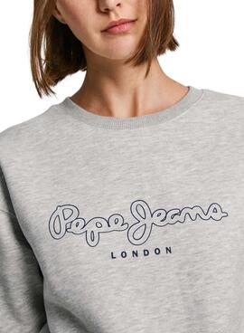 Sweatshirt Pepe Jeans Frida Grau für Frauen