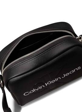 Tasche Calvin Klein Jeans Camera schwarz für Frauen