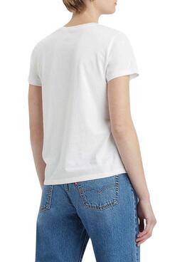 Levis Blumen T-Shirt weiß für Frauen