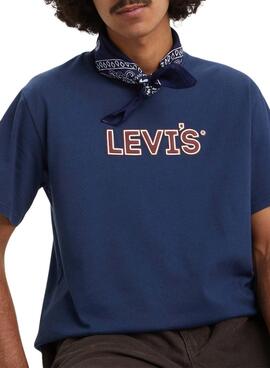 T-Shirt Levis Padded Blau für Männer