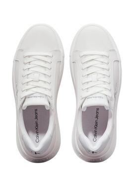 Sneakers Calvin Klein Jeans Chunky Cupsole weiß für Frauen