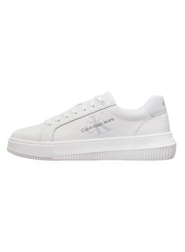 Sneakers Calvin Klein Jeans Chunky Cupsole weiß für Frauen