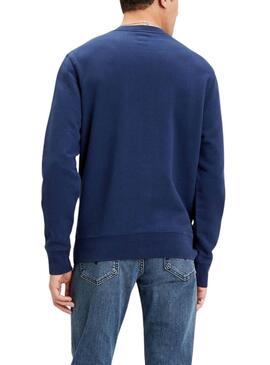 Levis Basic Blue Hoodie für Männer