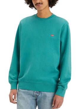 Sweatshirt Levis Basic türkis für Männer