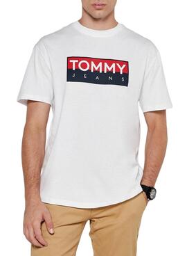 T-shirt Tommy Jeans Entry weiß für Männer