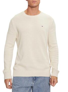 Tommy Jeans Essentials beige Jersey für Herren.