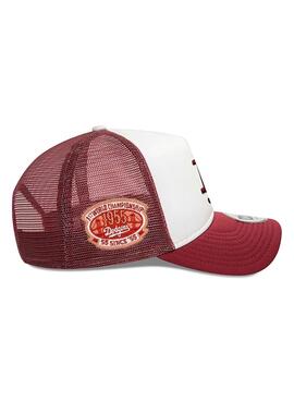 Kappe New Era World Series Trucker in Rot für männer und frauen