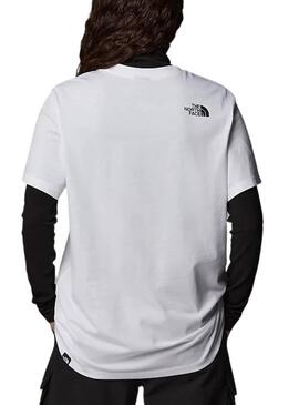 T-Shirt The North Face Fine weiß für damen