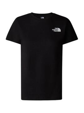 T-Shirt The North Face Box Schwarz für frauen