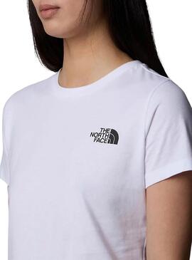 T-Shirt The North Face Box weiß für frauen