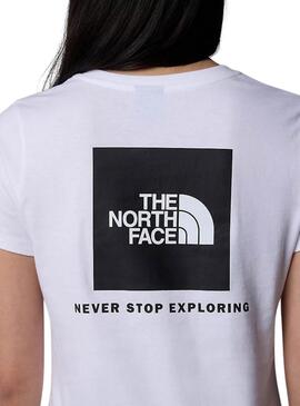 T-Shirt The North Face Box weiß für frauen