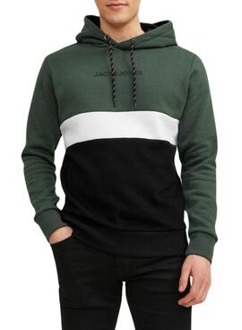 Sweatshirt Jack & Jones Reid Block Grün Herren