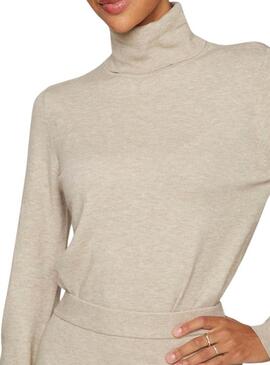 Pullover Vila Vicomfy beige für frauen