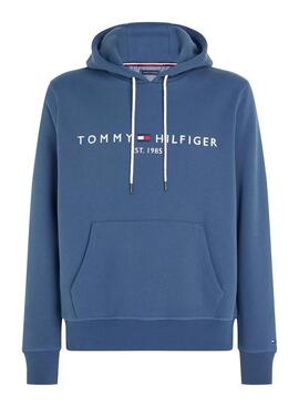 Kapuzenpullover Tommy Hilfiger in Blau für herren