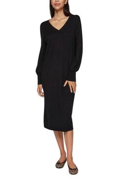 Kleid Vila Vicomfy Schwarz für damen