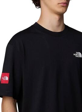 T-shirt The North Face Axys schwarz für männer und frauen.