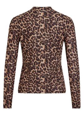 Bluse Vila Vileoa Leopard für frauen