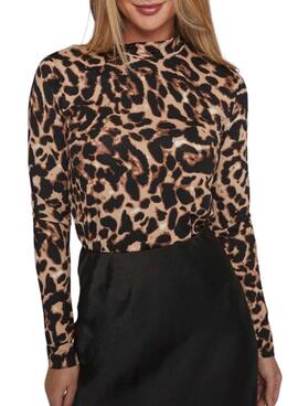 Bluse Vila Vileoa Leopard für frauen