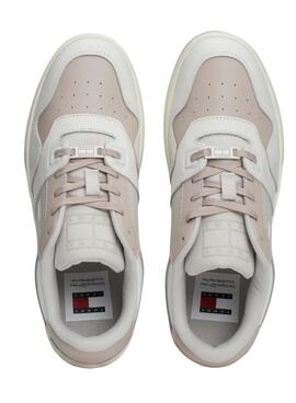 Sneaker Tommy Jeans Retro Basket Pastell für frauen