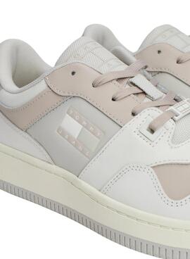 Sneaker Tommy Jeans Retro Basket Pastell für frauen