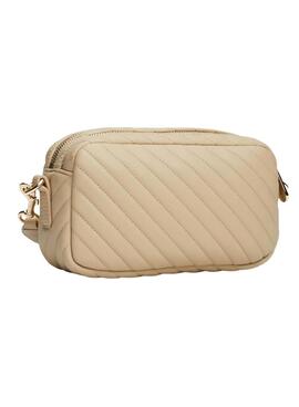 Handtasche Tommy Hilfiger Quilted Camera beige für Frauen