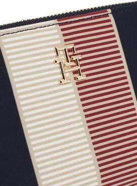 Geldbörse Tommy Hilfiger Large mit Streifen für damen