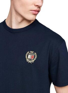 T-Shirt Tommy Hilfiger Crest Flag blau für Männer