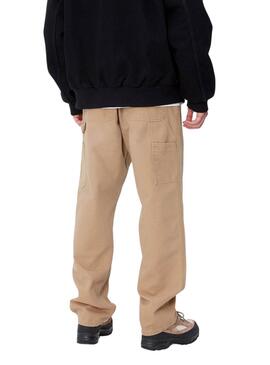 Hose Carhartt Single Knee beige für männer