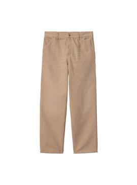 Hose Carhartt Single Knee beige für männer