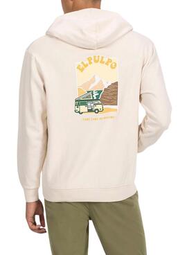 Sweatshirt El Pulpo Camper beige für männer