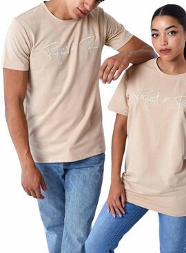 T-shirt Project x Paris Embroidery Logo beige für männer