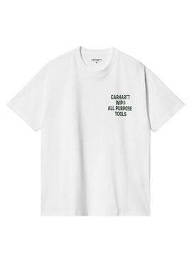 T-Shirt Carhartt Cross weiß für männer