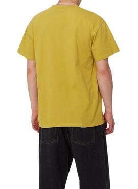 T-Shirt Carhartt American Script ocker für männer