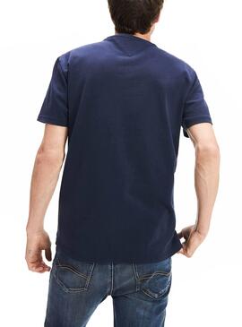 T-Shirt Tommy Jeans Flag Navy Für Herren
