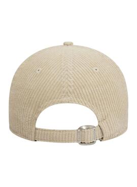 Kappe New Era Cord beige für frauen und männer