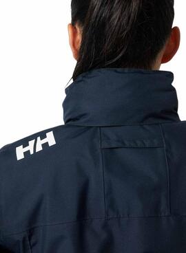 Damen Fleecejacke Helly Hansen Midlayer Hood in Marineblau.