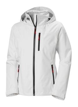 Jacke Helly Hansen Midlayer Hood Fleece Weiß für damen