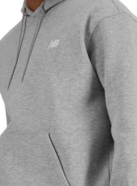 Sweatshirt New Balance mit Kapuze grau für herren