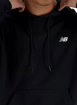 Sweatshirt New Balance Basic Hood schwarz für männer