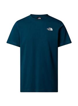 T-Shirt The North Face Vertical petrol für männer