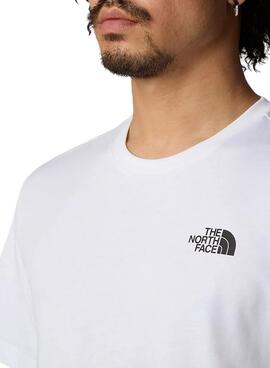 T-Shirt The North Face Vertical weiß für männer